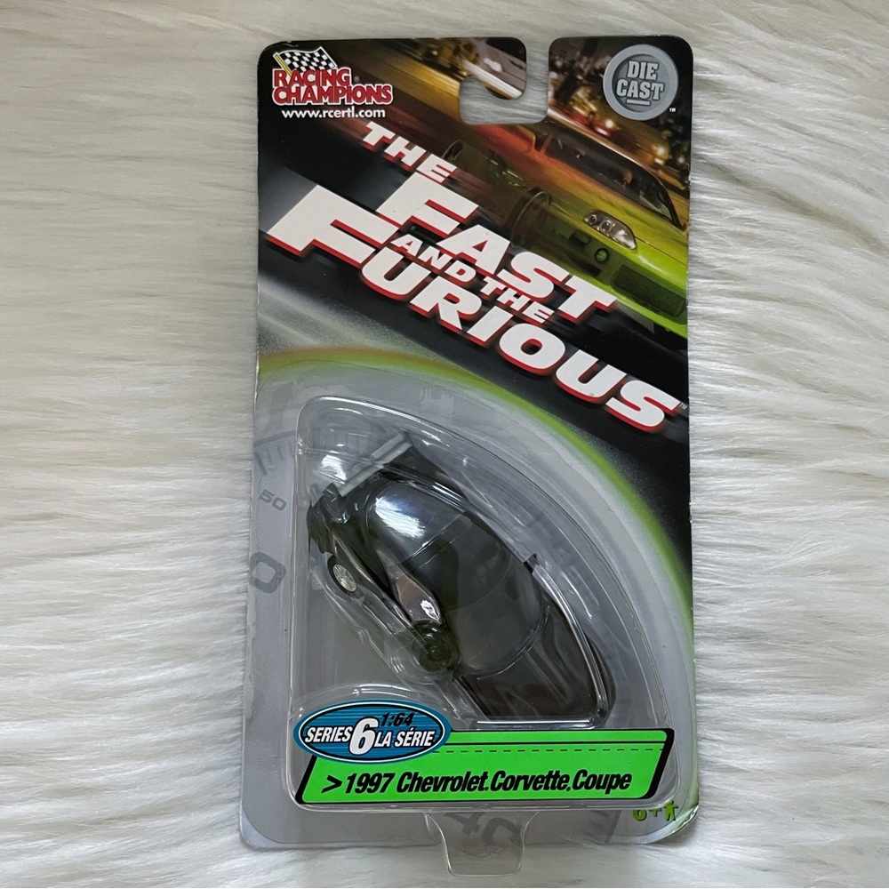 The Fast and the Furious 1997 Corvette Black Racing Champions Fast Series 6